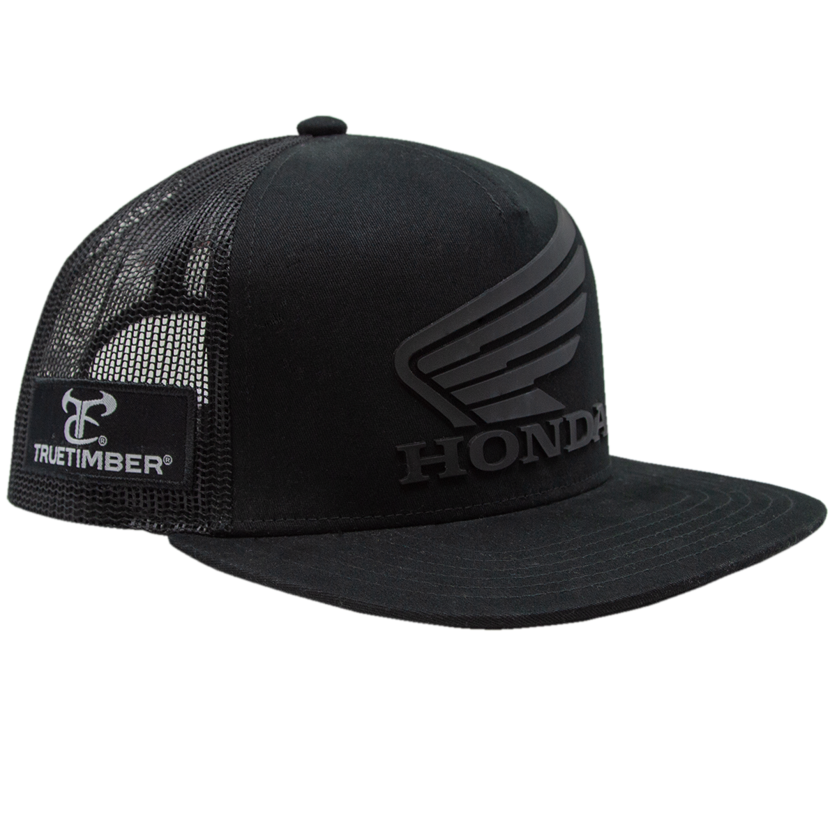 Honda HRC TrueTimber Black Flat Bill Mesh Back Cap