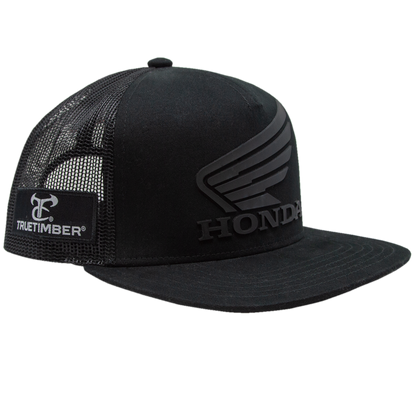 Honda HRC TrueTimber Black Flat Bill Mesh Back Cap