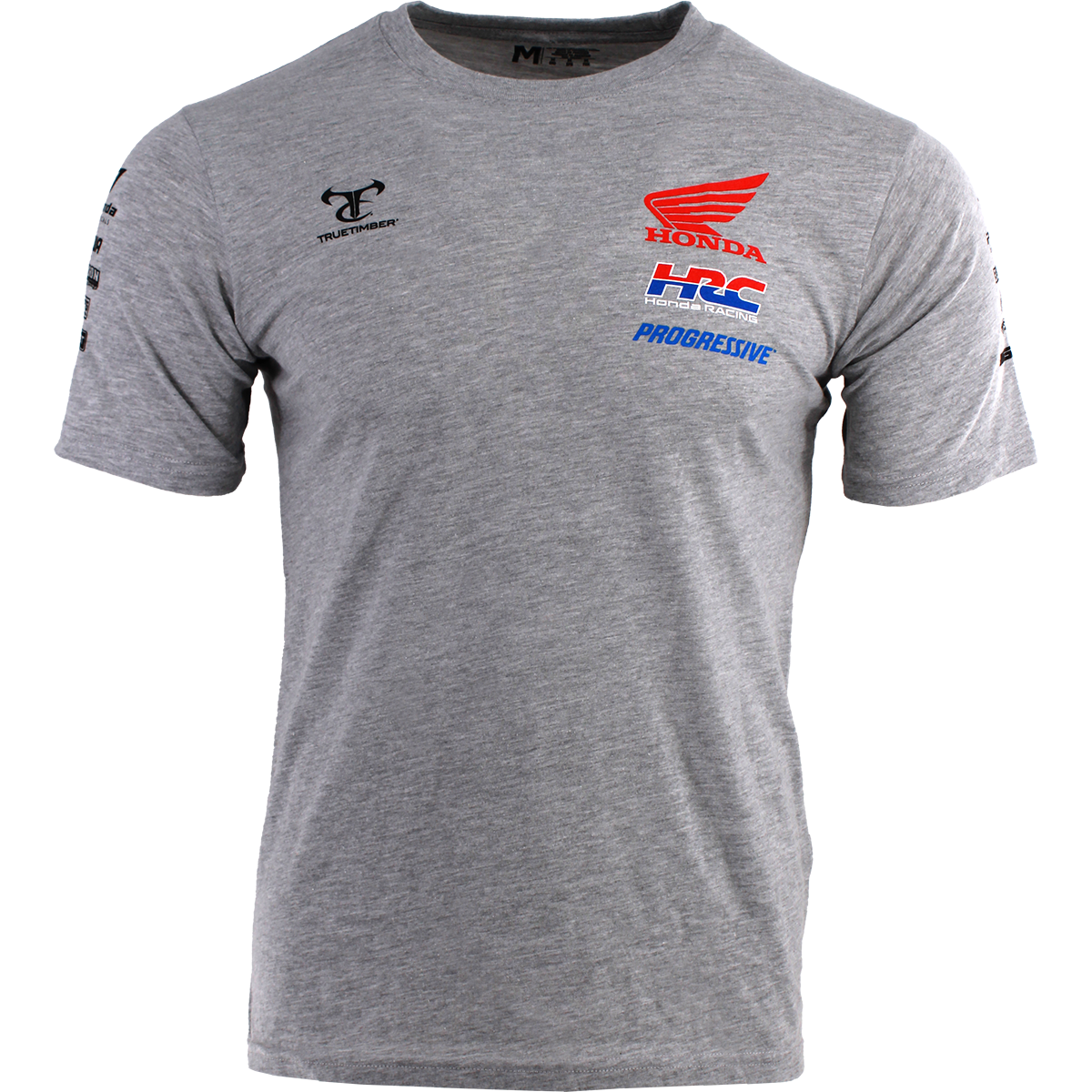 Honda HRC Durasoft Short Sleeve Tee - Heather Gray