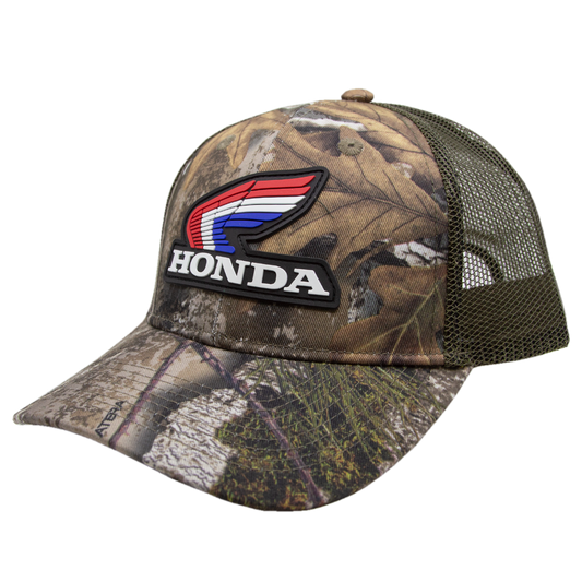 Classic Honda TrueTimber Atera Camo/Canteen Green Mesh Back Cap