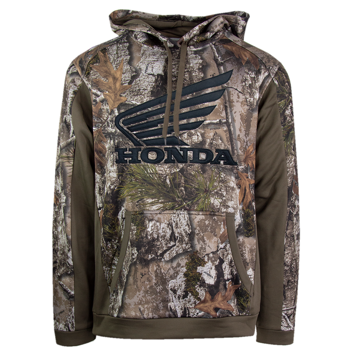 Honda TrueTimber Atera Camo/Canteen Pullover Hoodie - Black Logo