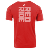 Honda Ride Red Durasoft Short Sleeve Tee