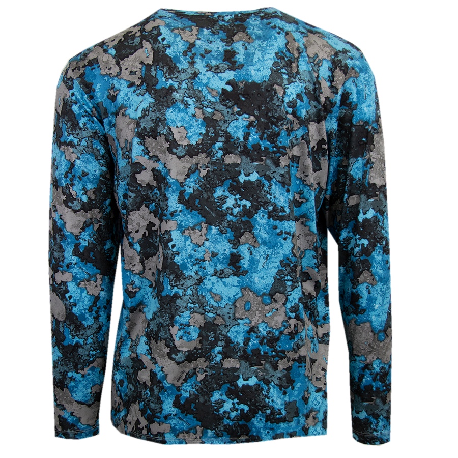 Long Sleeve Riptide Camo Performance Tee