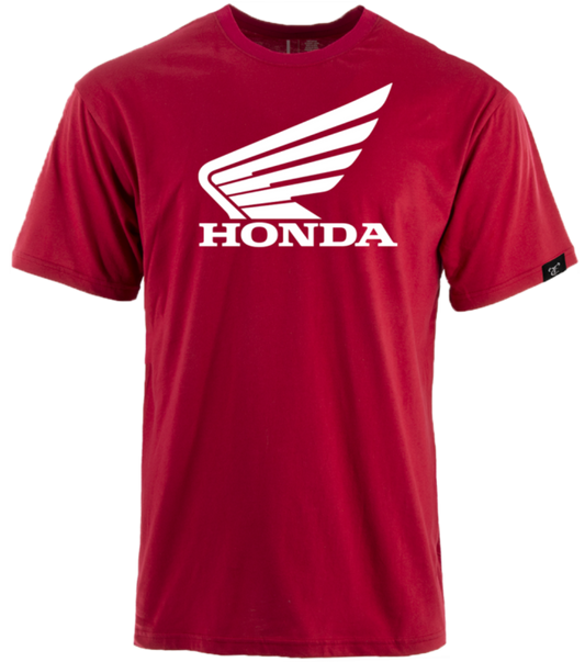 Honda TrueTimber Red Short Sleeve Tee - White Logo