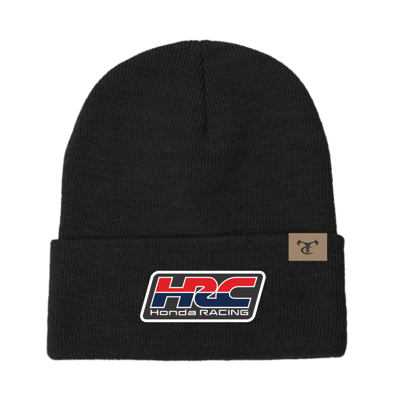 Honda HRC TrueTimber Black Cuffed Beanie - Made in the USA