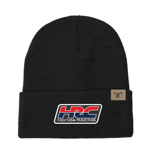 Honda HRC TrueTimber Black Cuffed Beanie - Made in the USA