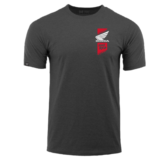 Honda TrueTimber Charcoal Heather Stripe Short Sleeve Tee