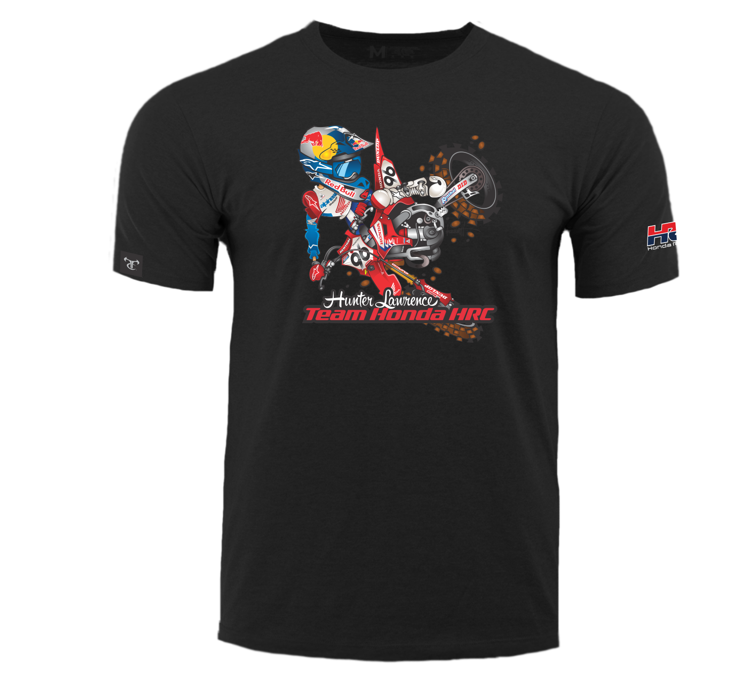 Honda HRC TrueTimber Hunter Lawrence Black Short Sleeve Youth