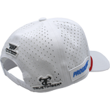 Honda 5 Panel, Die Cut Cap - White