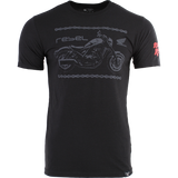 Honda Rebel Graphic SS Tee w/Mulitcolor Logos