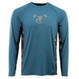 RipWater LS Crew - Mallard Blue/Midnight Camo