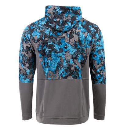 Full Zip Performance Hoodie - December Sky/RipTide