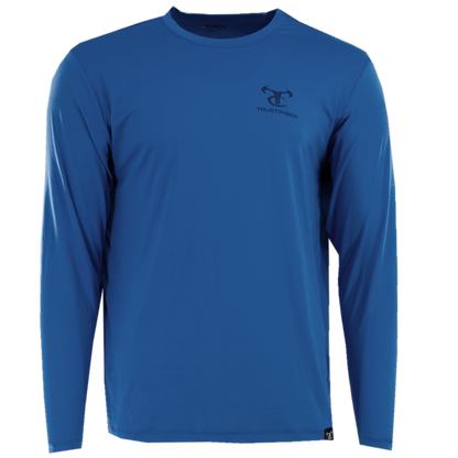 Strong Blue LS Performance Fishing Shirt