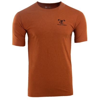 Quality Moose Tee - Rust Heather