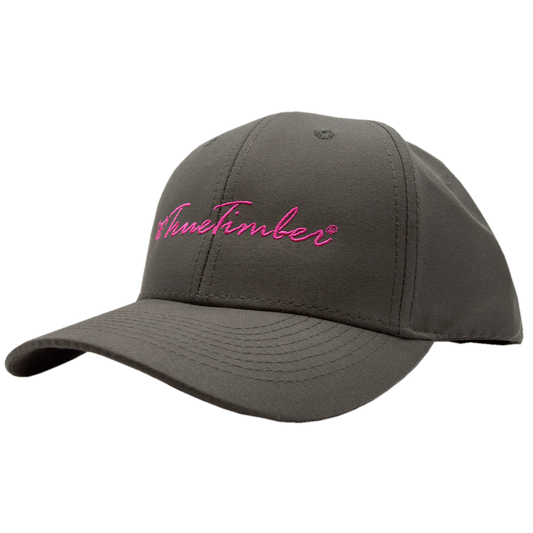 Ladies Charcoal/Magenta Performance Cap