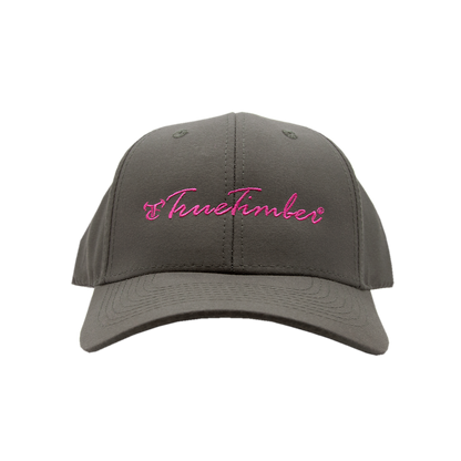 Ladies Charcoal/Magenta Performance Cap