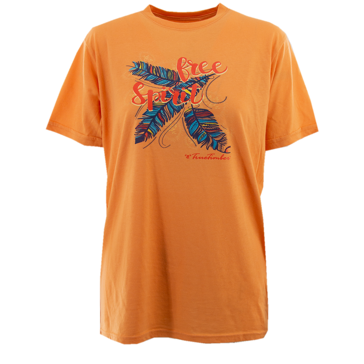 Ladies Free Spirit Tee - Papaya