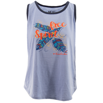 Ladies Free Spirit Tank - Blue