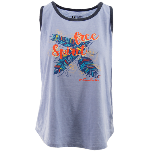 Ladies Free Spirit Tank - Blue