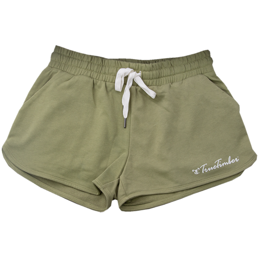 Ladies Terry Shorts - Olive