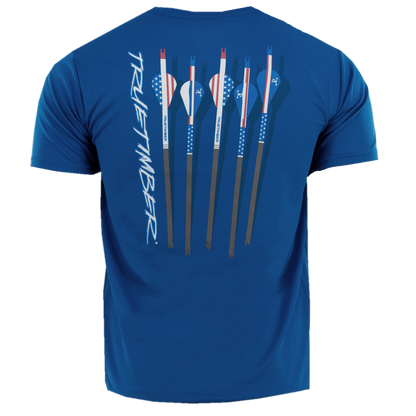 Americana Arrow Tee - Blue