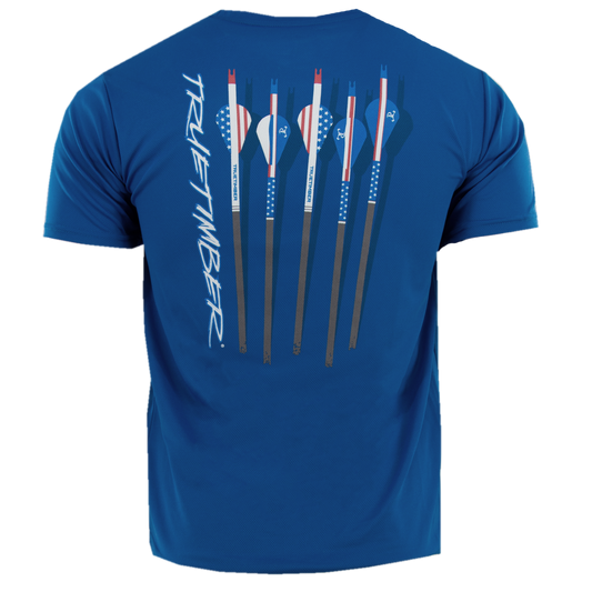 Americana Arrow Tee - Blue