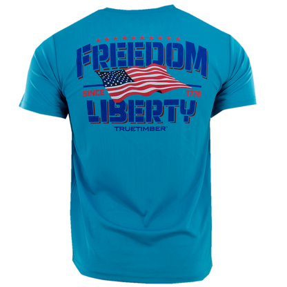 Freedom and Liberty Tee - Sky Blue