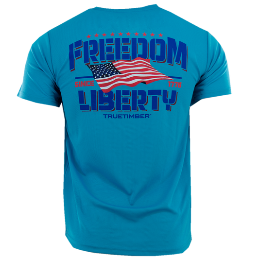 Freedom and Liberty Tee - Sky Blue