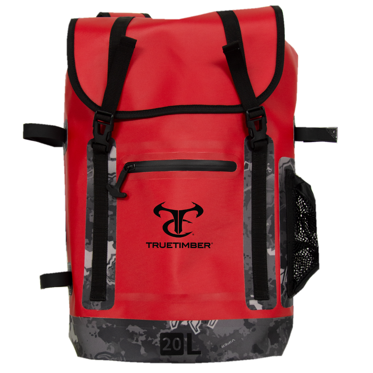 20L Dry Gear Backpack - Red Hot/Viper Urban