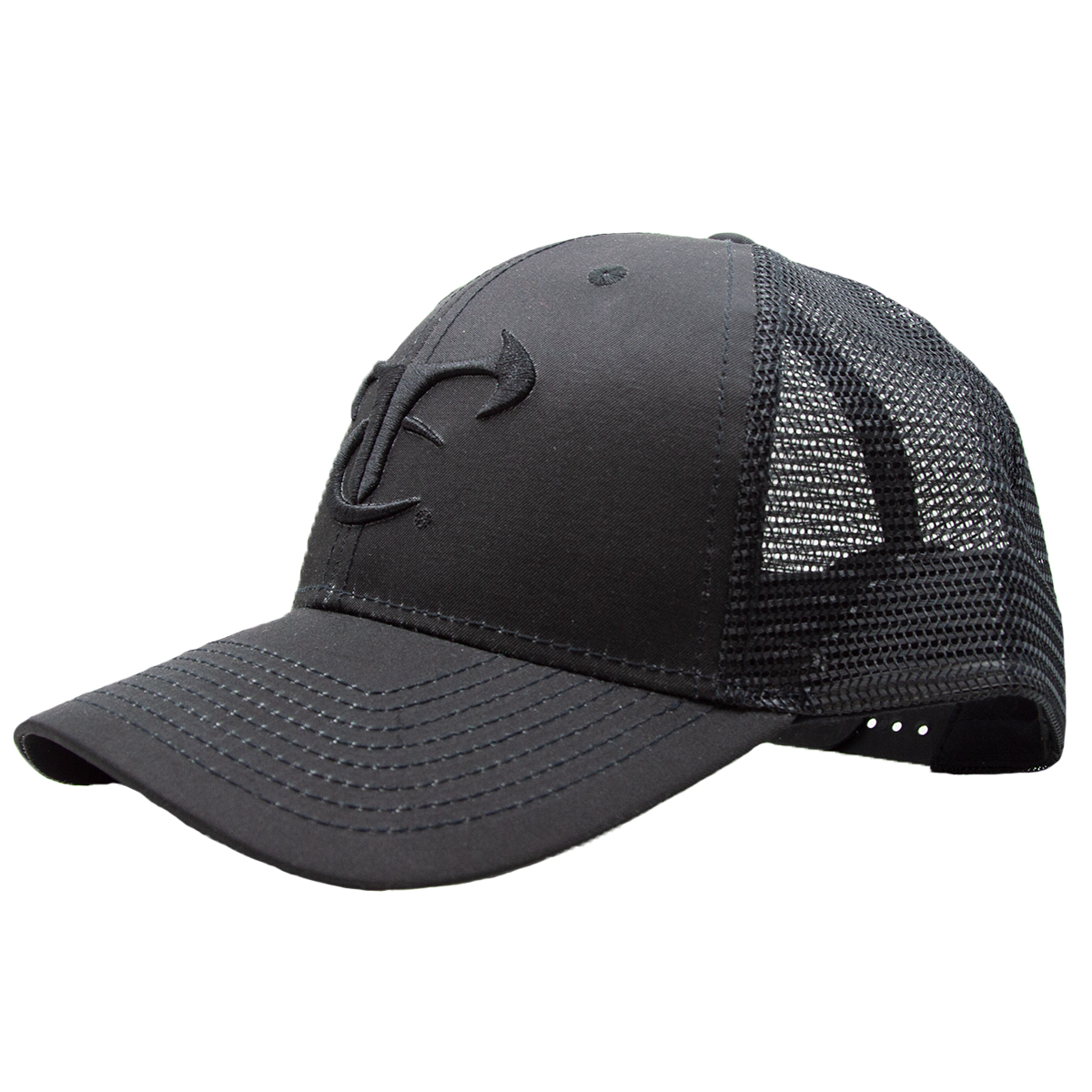 Jet Black/Black Logo Cap