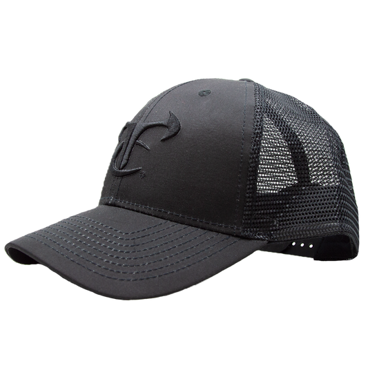 Jet Black/Black Logo Cap