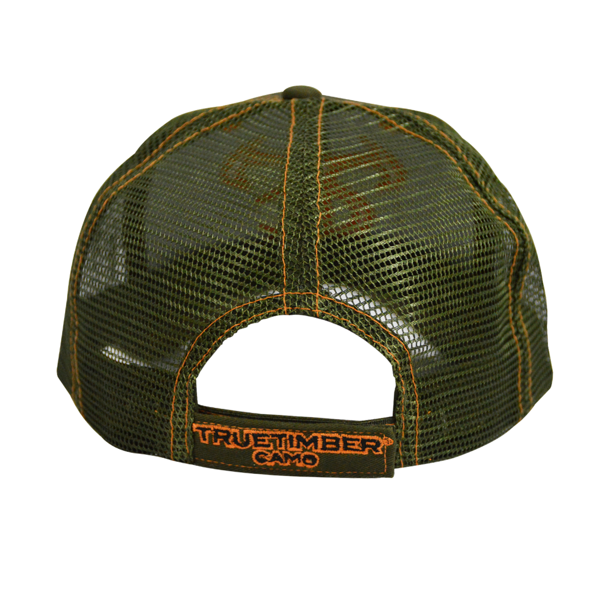 Logo Mesh Back Cap - OD Green/Orange 3D TTC Logo