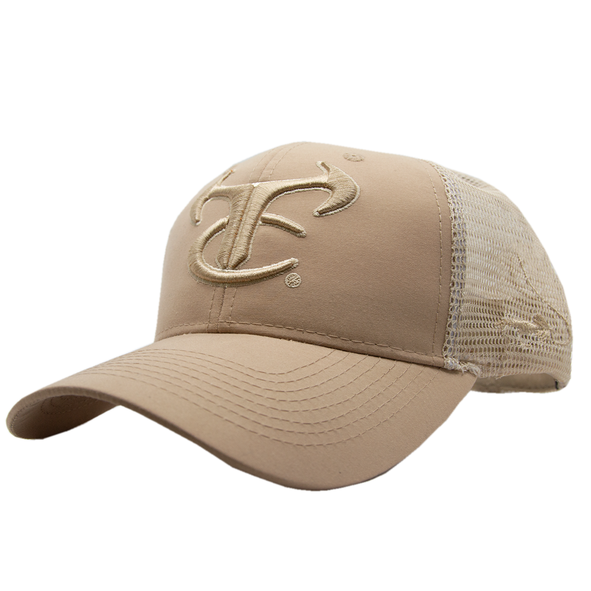 TTC Tan Logo Mesh Cap