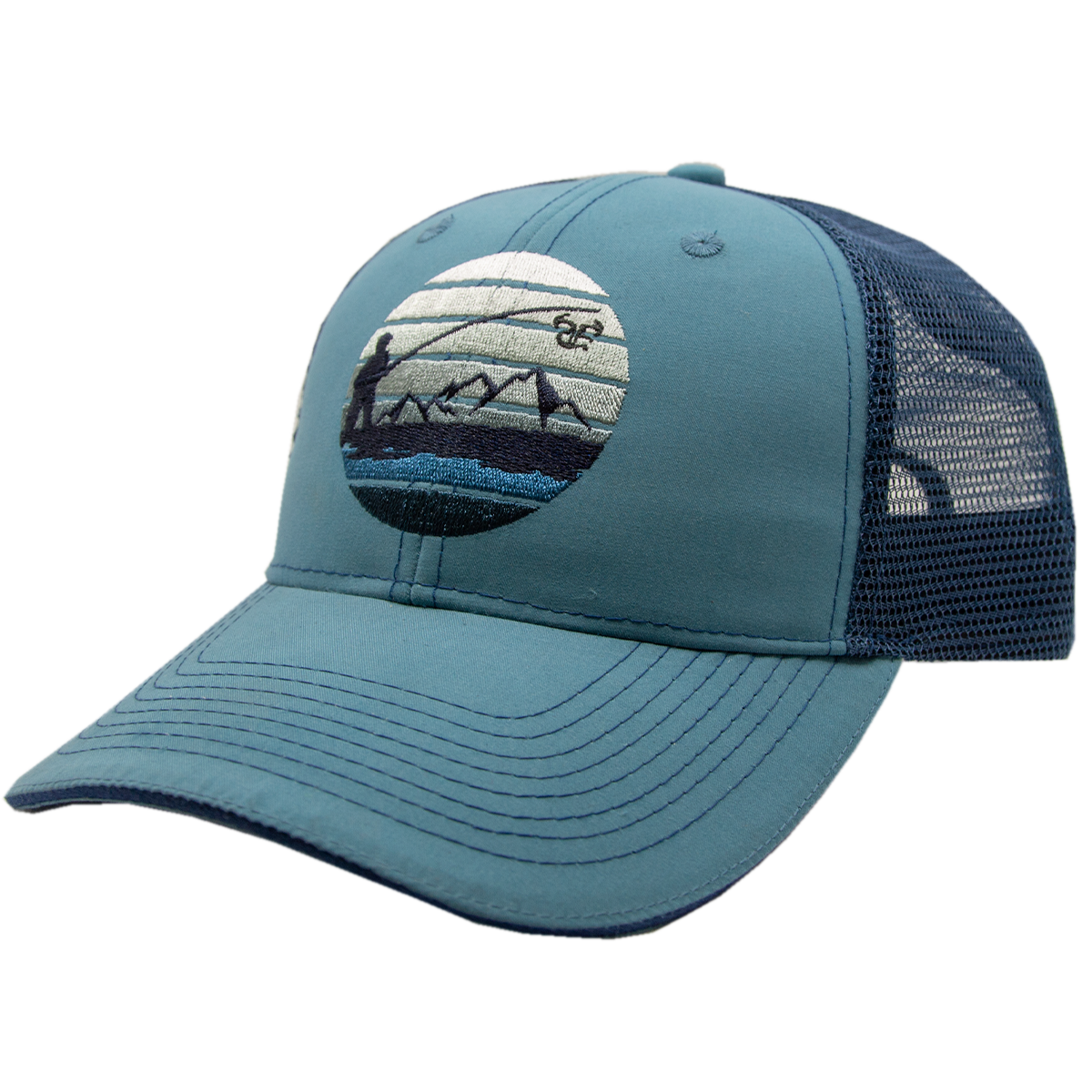 Gradient Fishing Patch Cap