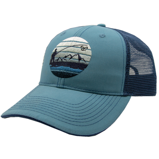 Gradient Fishing Patch Cap