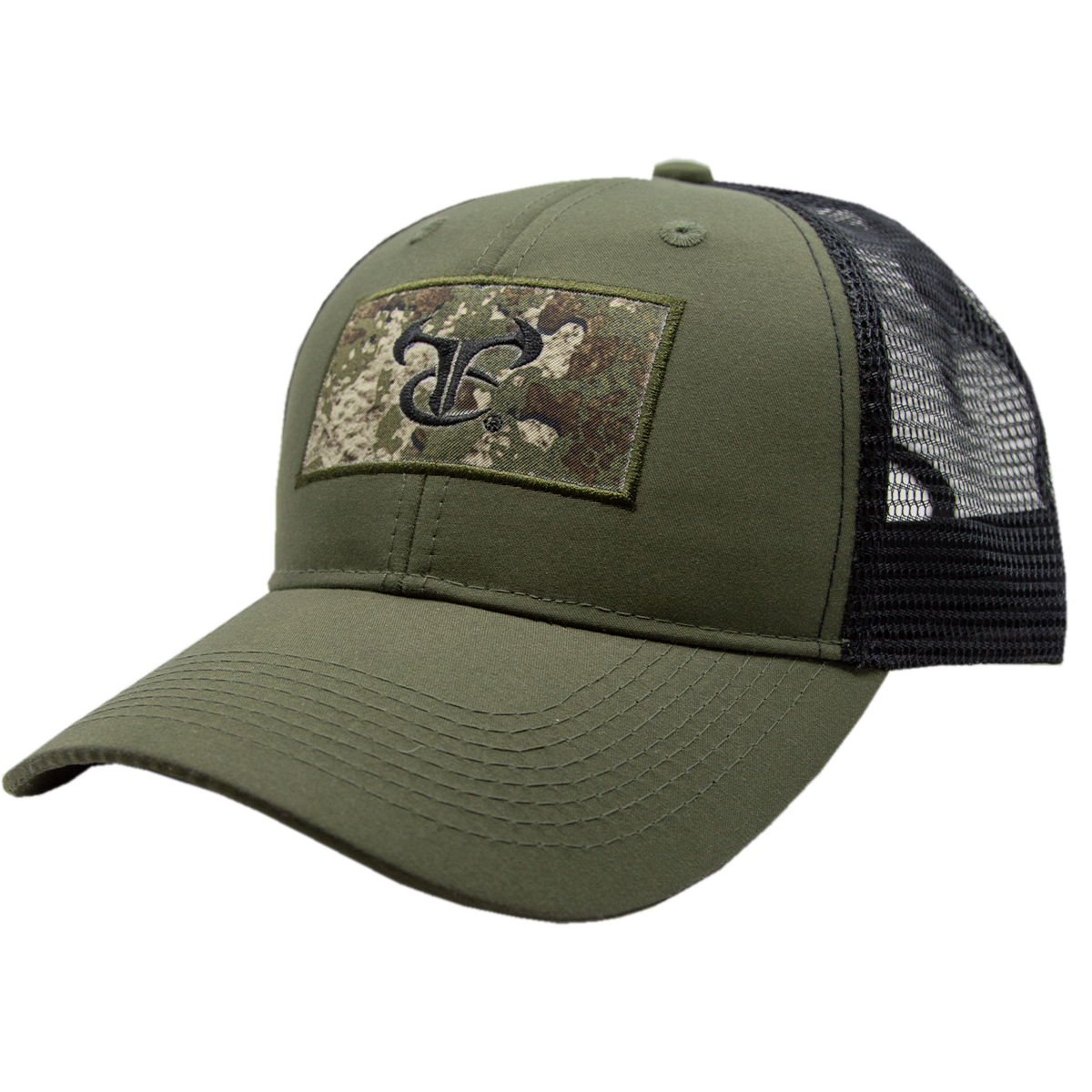 Strata Patch Cap - Olive/Black