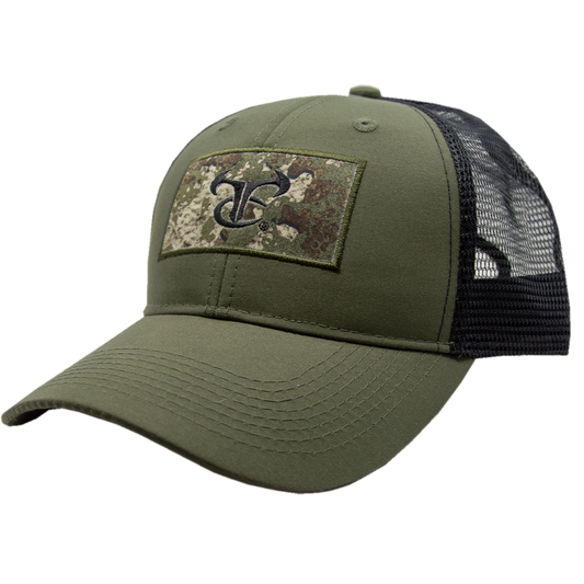 Strata Patch Cap - Olive/Black