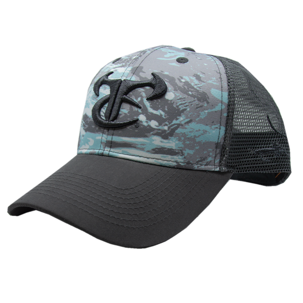 Gray/Kenai Aqua Mesh Cap