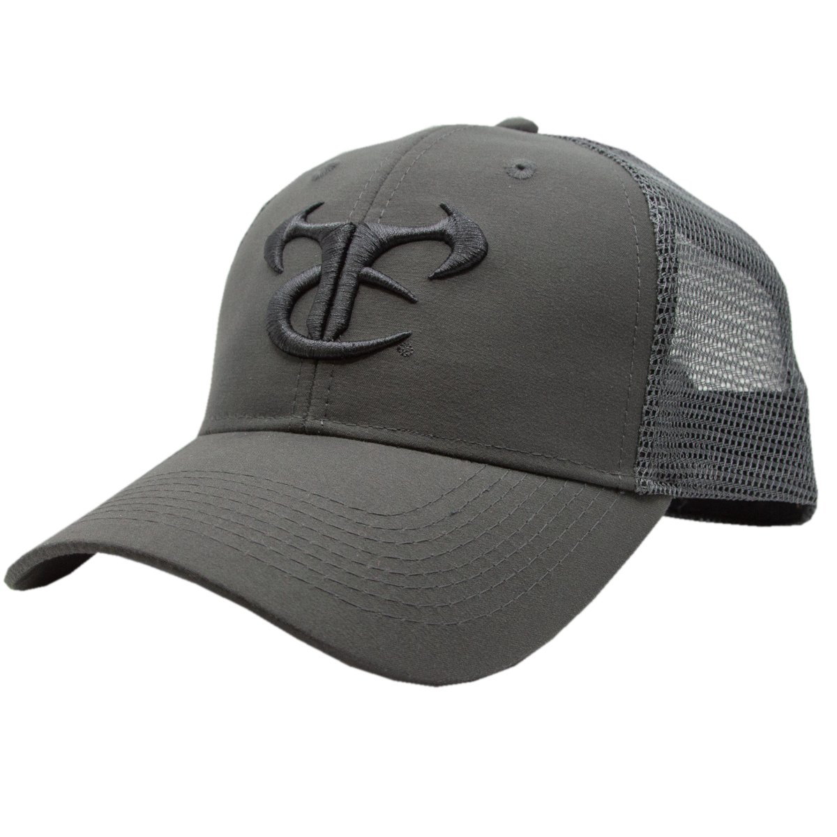 Charcoal Mesh Cap with TTC Logo