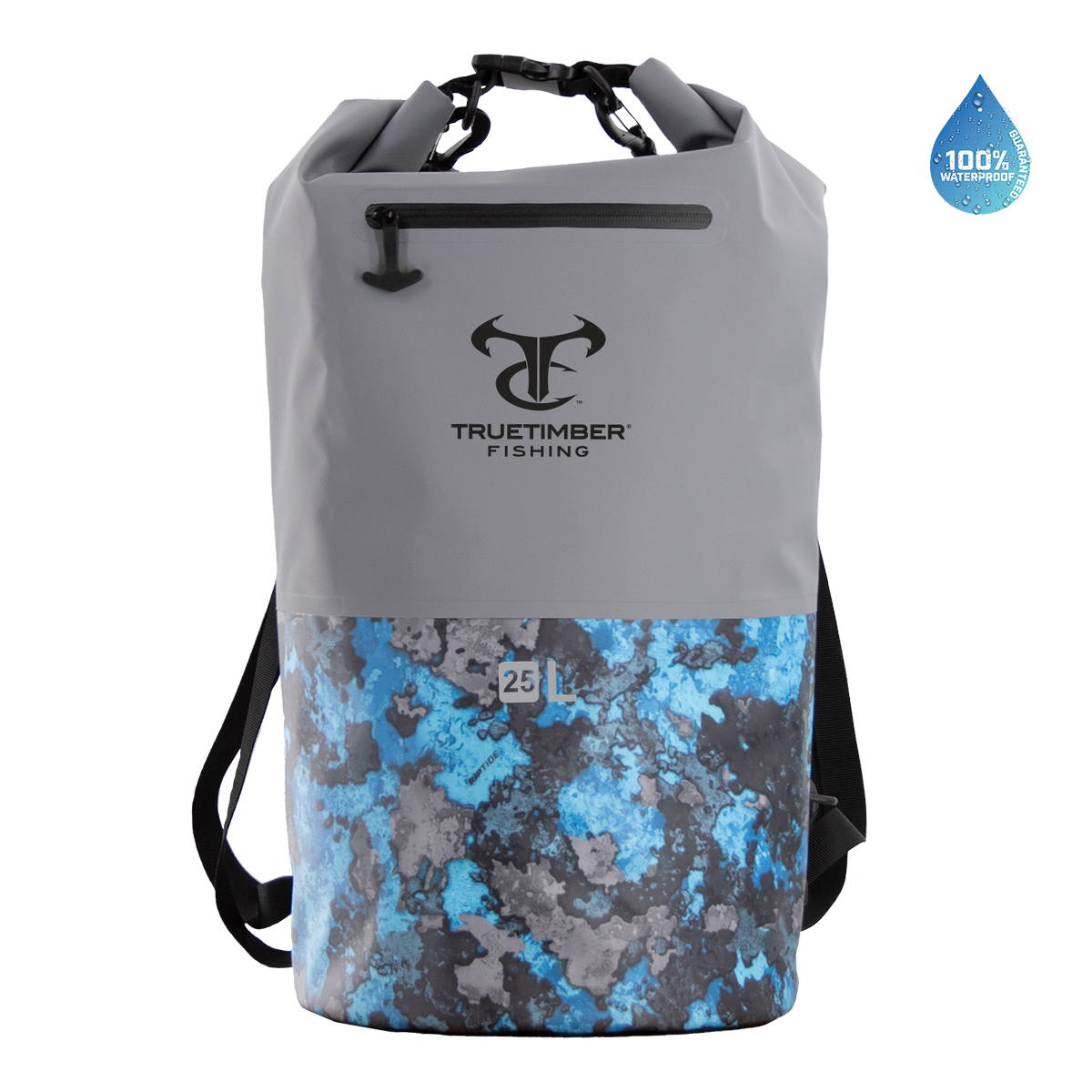 25L Round DryBag - December Sky/RipTide