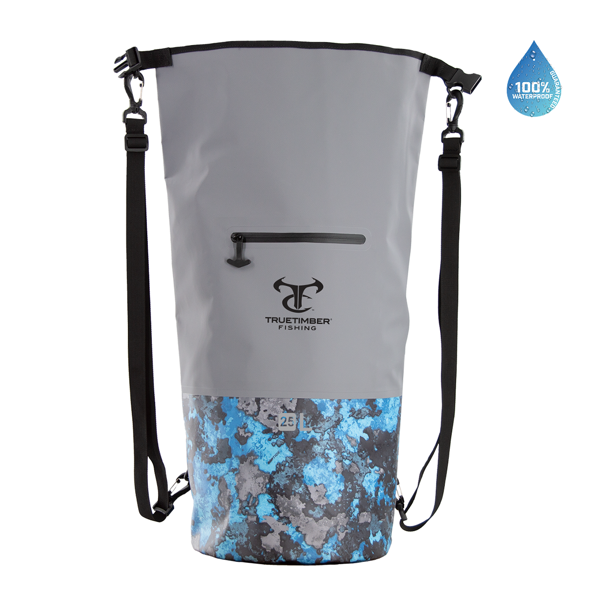 25L Round DryBag - December Sky/RipTide