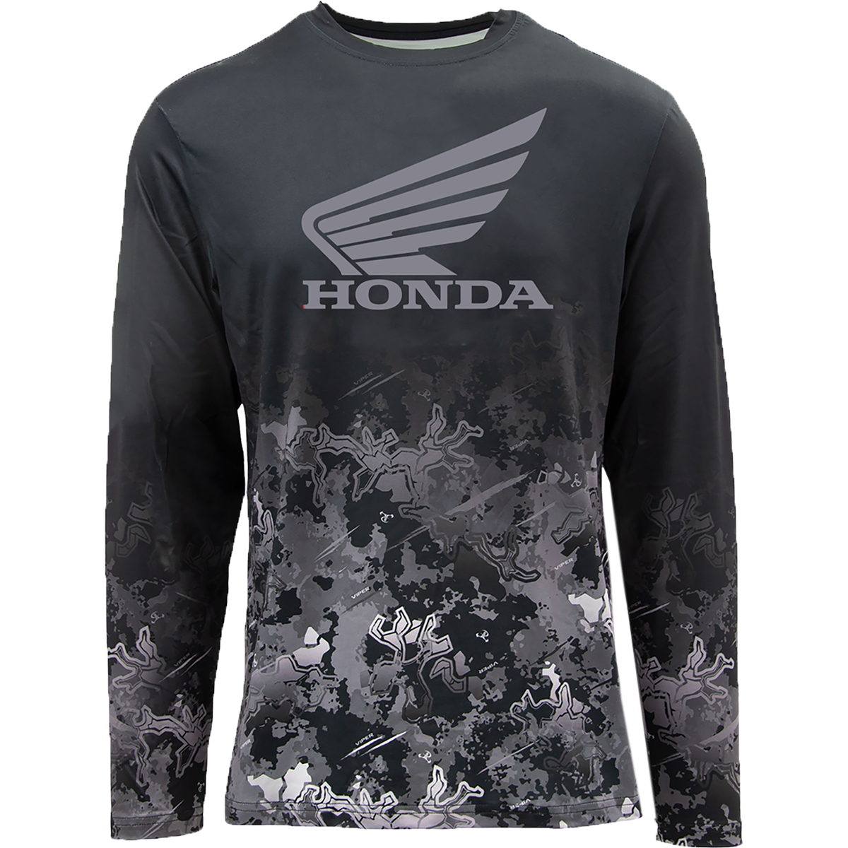 Honda TrueTimber Viper Urban Long Sleeve Performance Tee - Gray Logo