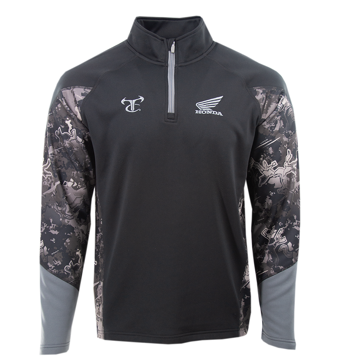 Honda TrueTimber Jet Black/Viper Urban/Quiet Shade Quarter Zip Pullover