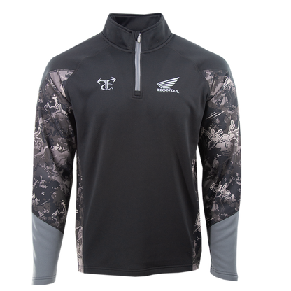 Honda TrueTimber Jet Black/Viper Urban/Quiet Shade Quarter Zip Pullover