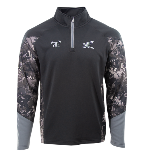 Honda TrueTimber Jet Black/Viper Urban/Quiet Shade Quarter Zip Pullover