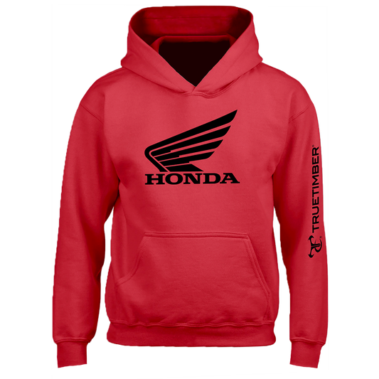 Honda TrueTimber Youth Pullover Hoodie - Red