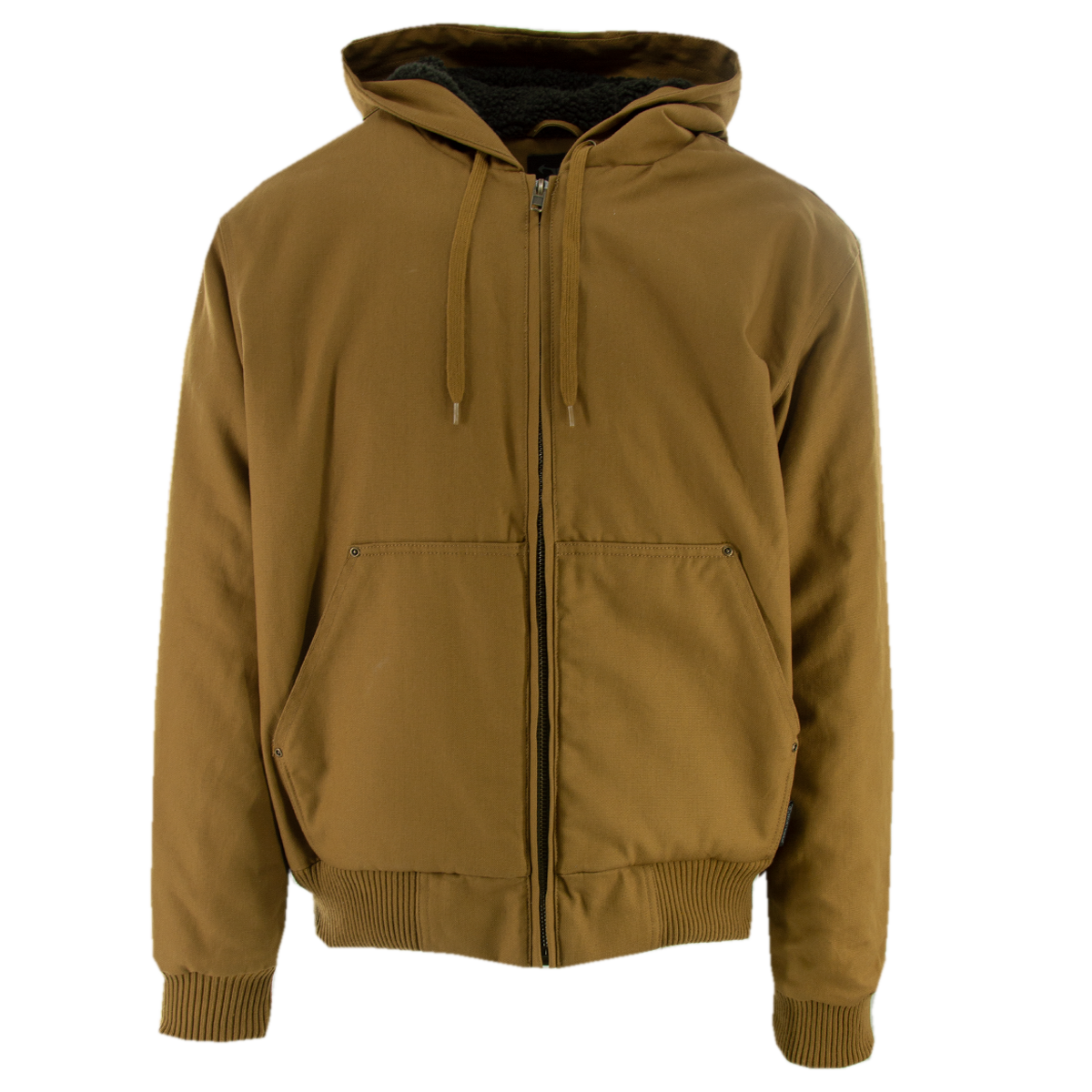 10 - Stone Hooded Jacket - Bronze Brown