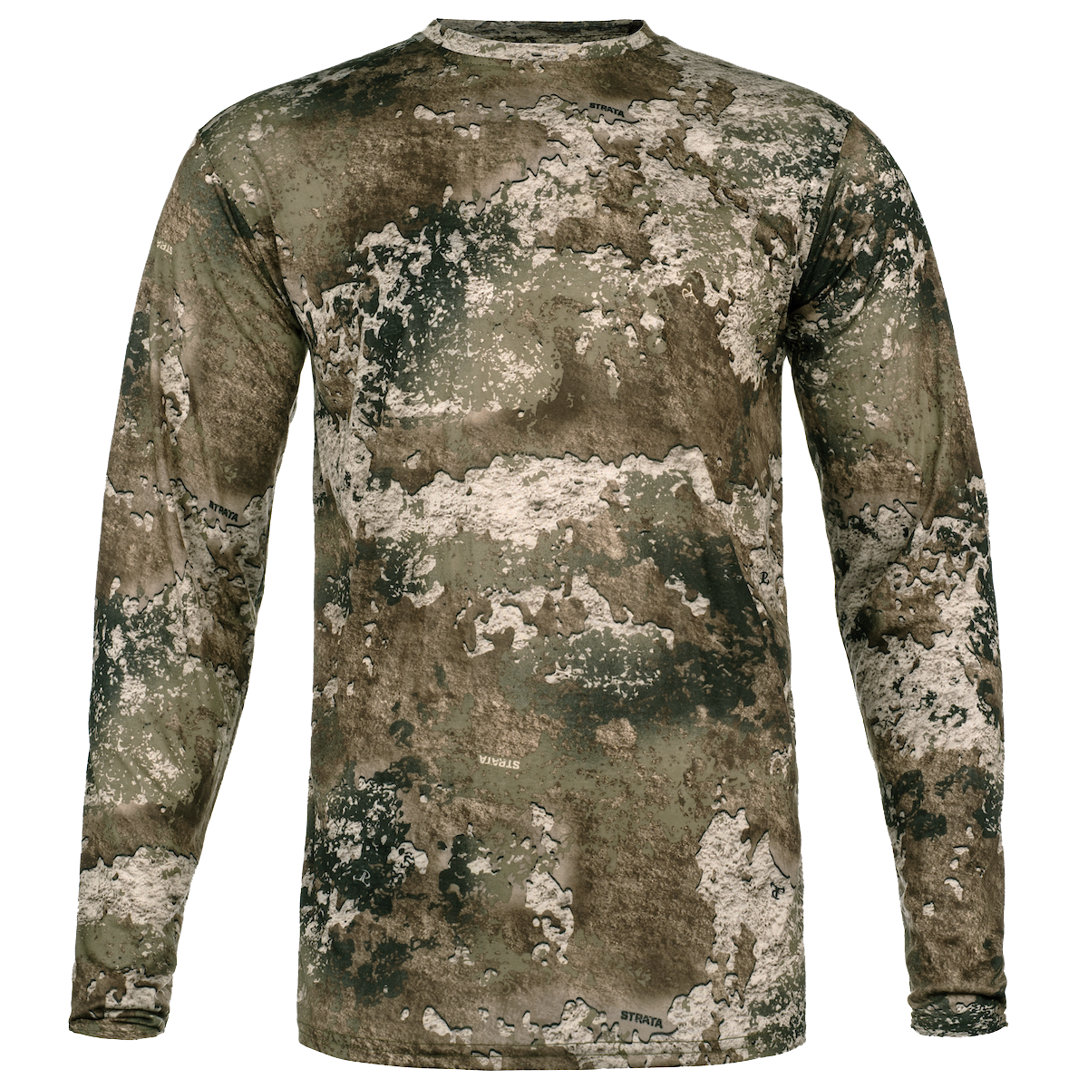 Long Sleeve Cotton T-Shirt - Strata