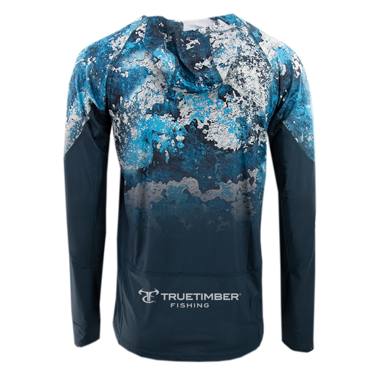 SightCast All-in-One Gradient Hoodie - Rift Camo/Steel Blue