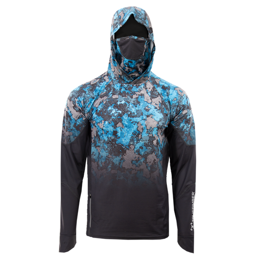 SightCast All-in-One Gradient Hoodie - Riptide/December Sky